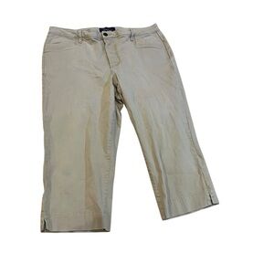 Not Your Daughter’s Jeans nydj khaki cropped pants 16w